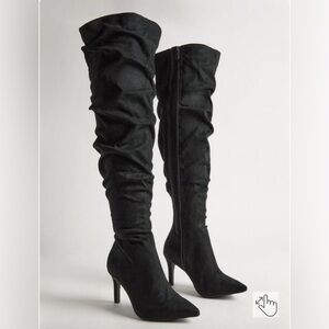 Torrid Over The Knee Scrunch Boot